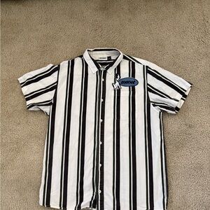 Monet Skateboarding Men's Striped Shirt